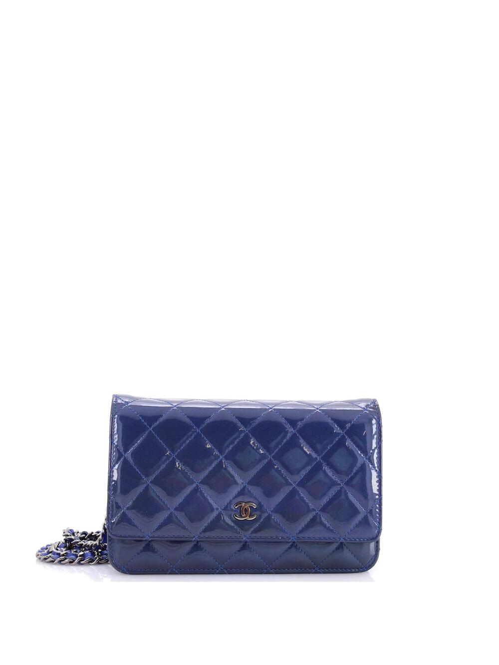 Chanel Wallet On Chain Quilted Patent #296298C18B